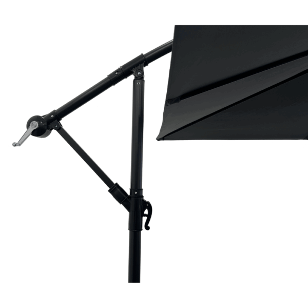 Sorrento zweefparasol 2,5 x 2,5 m | grijs - Afbeelding 4