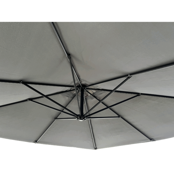 Sorrento zweefparasol 2,5 x 2,5 m | grijs - Afbeelding 5