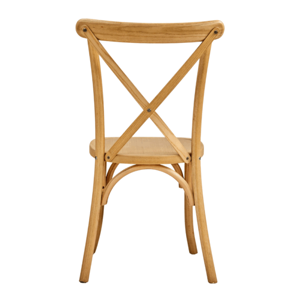 Lano | Crossback houten stoel | houten zitting | stapelbaar - Afbeelding 5