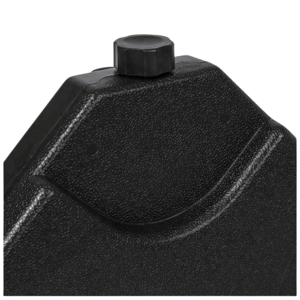 Paraplubak | 4-delig zwart | 100×100 cm | tot 80?kg | HDPE - Afbeelding 5