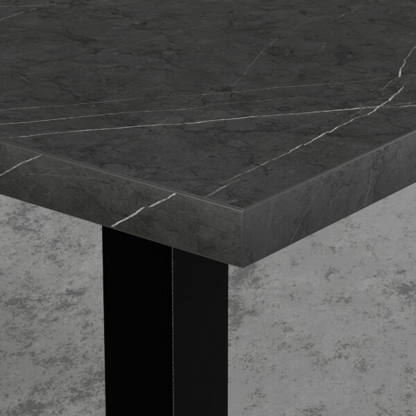 Horeca tafelblad | donker marmer | 200x100 cm - Afbeelding 2
