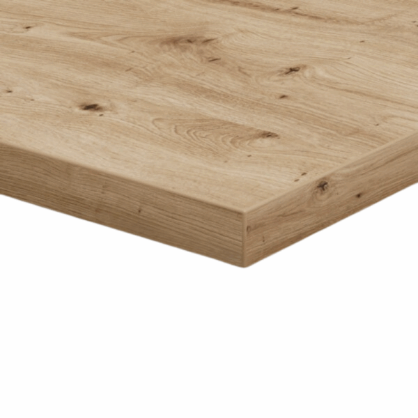 Horeca eettafel 200x90 cm | eiken Artisan | stalen U-frame - Afbeelding 2