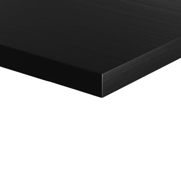 Horeca eettafel 200x90 cm | donker houtlook | stalen U-frame - Afbeelding 2