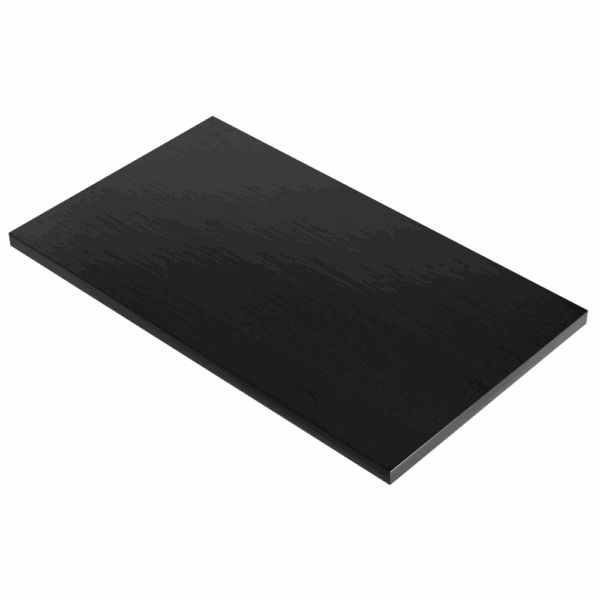 Horeca eettafel 200x90 cm | donker houtlook | stalen U-frame - Afbeelding 4