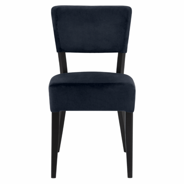 Gastrostoel Lagos - fluweel donkerblauw - Afbeelding 2