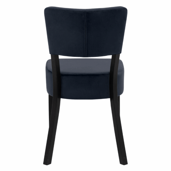 Gastrostoel Lagos - fluweel donkerblauw - Afbeelding 4