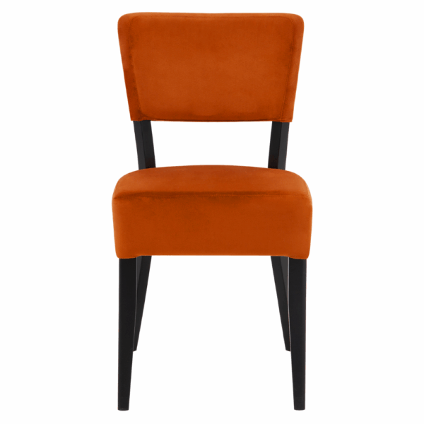 Gastrostoel Lagos - fluweel oranje - Afbeelding 2