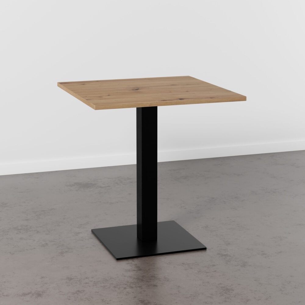 Tafelblad: 60x60 cm | Onderstel: gietijzer