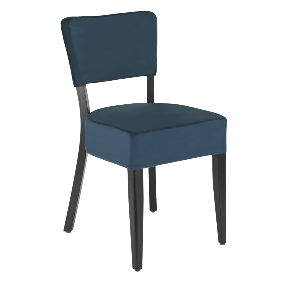 Gastrostoel Lagos - fluweel donkerblauw
