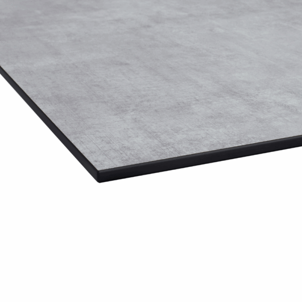Horeca terras tafel Martin | HPL Compact 70x70 cm | Beton grijs - Afbeelding 2