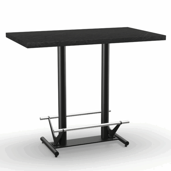 Staand tafelframe | met roestvrijstalen voetsteunen | hoogte: 108 cm - Afbeelding 3