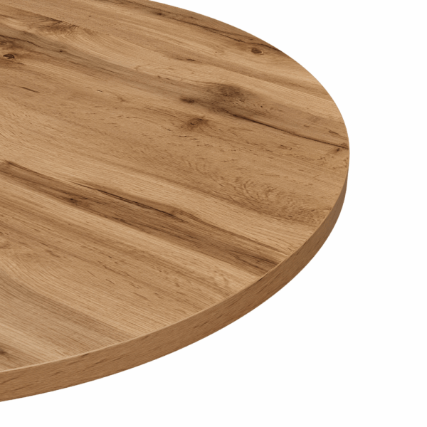 Horeca tafelblad | Eiken Rome naturel | Ø 110 cm - Afbeelding 2