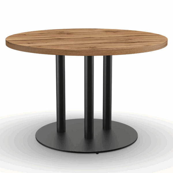 Horeca tafelblad | Eiken Rome naturel | Ø 110 cm - Afbeelding 3
