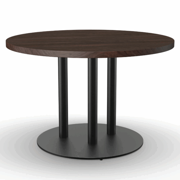 Horeca tafelblad | walnoot | Ø 110 cm - Afbeelding 3
