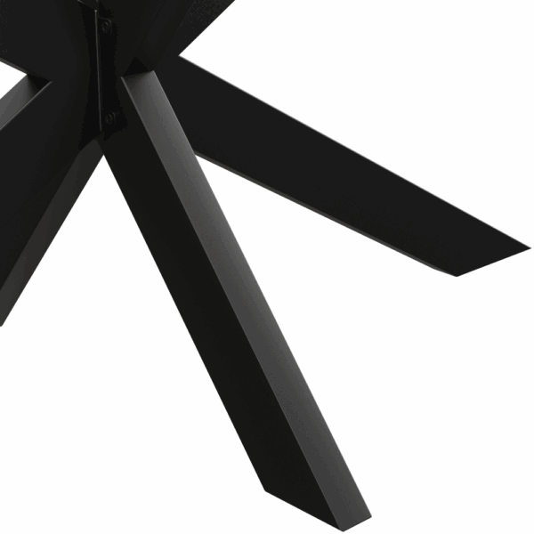 Horeca eettafel 160x90 cm | walnoot | spider frame - Afbeelding 5
