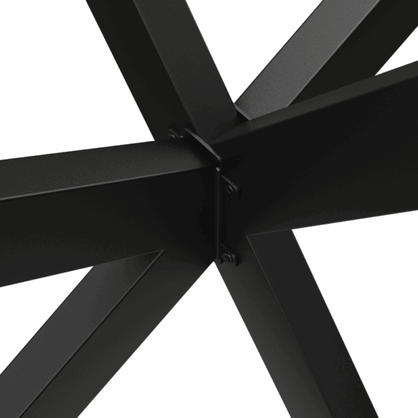 Horeca eettafel 180x90 cm | Eiken Artisan | Spider onderstel - Afbeelding 6
