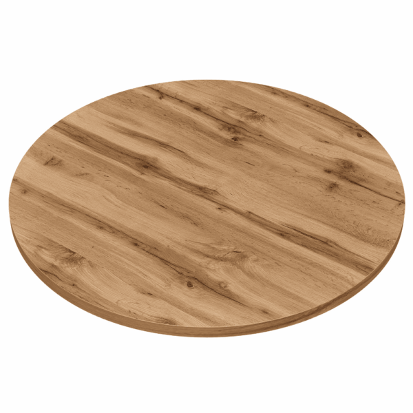 Horeca eettafel rond | Ø 110 cm | Eiken Rome natuur | Gietijzeren premium onderstel XXL G800 - Afbeelding 4