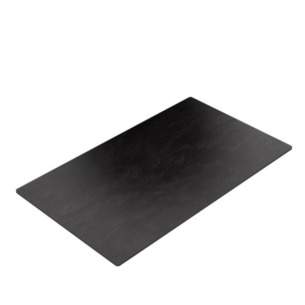 Horeca terras tafel Rene Double | opvouwbaar | 120x70 cm | HPL Compact donker leisteen - Afbeelding 3