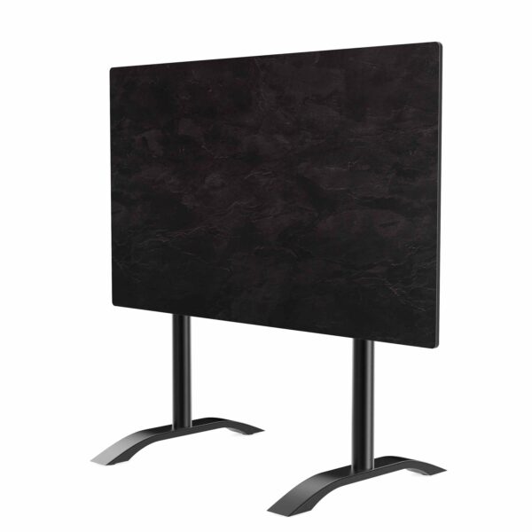 Horeca terras tafel Rene Double | opvouwbaar | 120x70 cm | HPL Compact donker leisteen - Afbeelding 4