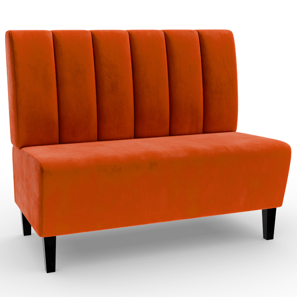 Parijs fluwelen stof verticaal oranje
