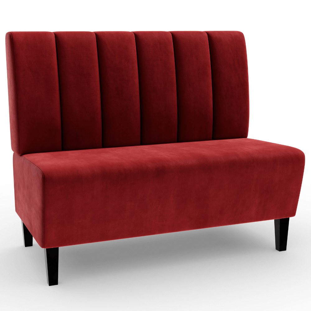 Parijs fluwelen stof verticaal rood